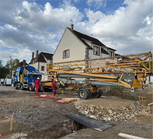 Traction et mise en place et lestage de GMR_axlevage